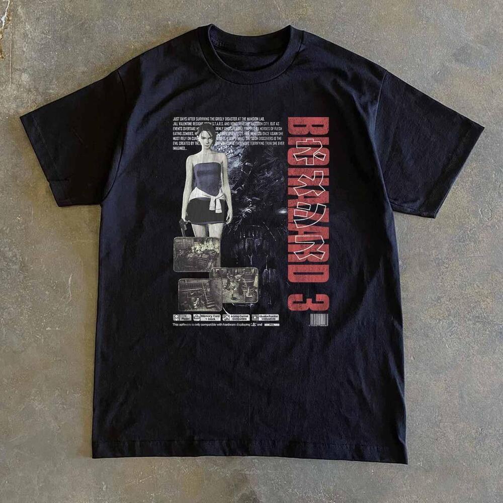 Style Biohazard 3 Black T-Shirt